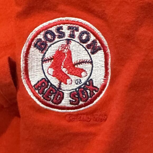 Vintage Boston Red Sox Button Jersey Mens 2XL Red MLB Baseball Pro Player 90s - Picture 9 of 10
